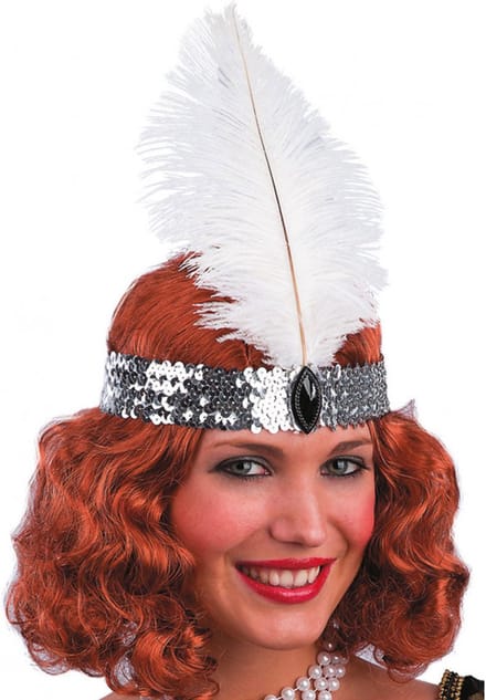 Silver Charleston headpiece