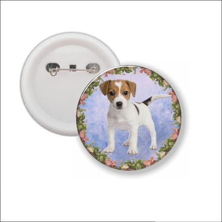 Button Met Speld - Hond