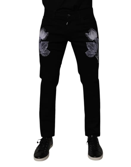 Rozenprint Casual Broek