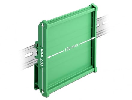 Delock Board Holder (107 mm) for DIN Rail 10 cm long