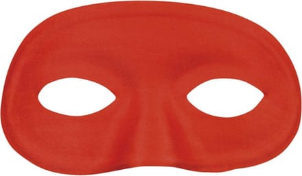 Boland Verkleedmasker Unicoloured Dames Rood One Size