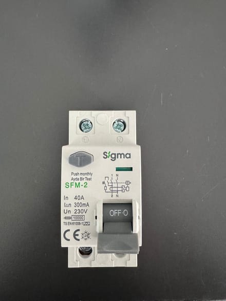 Sigma USAR Elektra Aardlekschakelaar 2Polig 40A 300mA