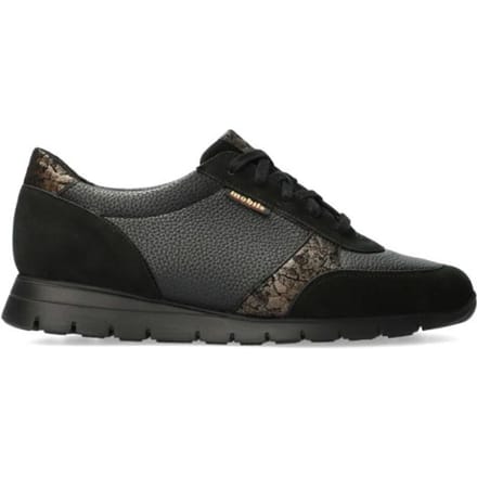 Mephisto Mobils Dalilha - dames sneaker - Zwart - maat 37.5 (EU) 4.5 (UK)