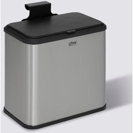 5Five Afvalemmer voor Compost - Hangend - 5L - Roestvrij Staal
