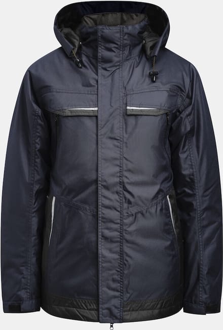 Jobman 1384 Winter Jacket 65138436 - Navy/Zwart - M