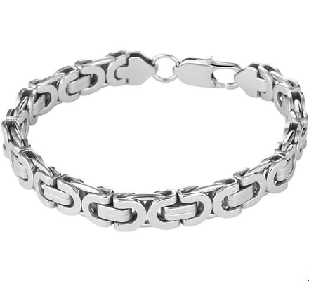 Stalen Armband konings 8 6505760 21 cm