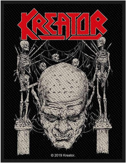 Kreator - Skull & Skeletons Patch - Zwart