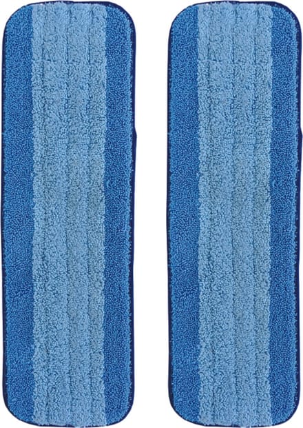 Bona Microfiber Cleaning Pad - Microvezel Reinigingspad - Vervangingsdoek - 42 CM - 500 x Wasbaar - 2 Stuks