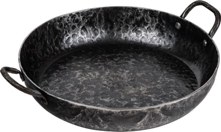 Forged Essentials koekenpan 28cm - Staal - PFAS-vrij - Alle warmtebronnen - 2 handgrepen