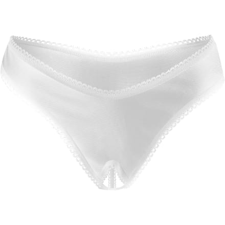 Amorable - Sexy Slipje Met Open Kruis - Wit - One Size