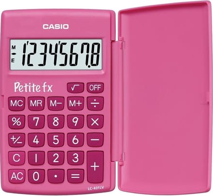Casio LC-401LV - Bureaurekenmachine / Roze