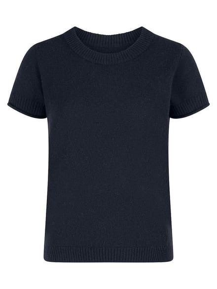 Trui 100% kasjmier Van Peter Hahn blauw