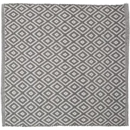 Sealskin -  Trellis Badmat 60x60 cm - Katoen -  Grijs