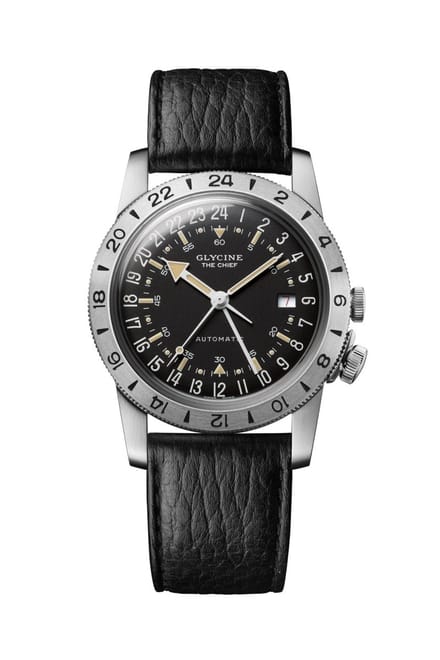 Glycine GL0465 - Airman Vintage The Chief GMT 40