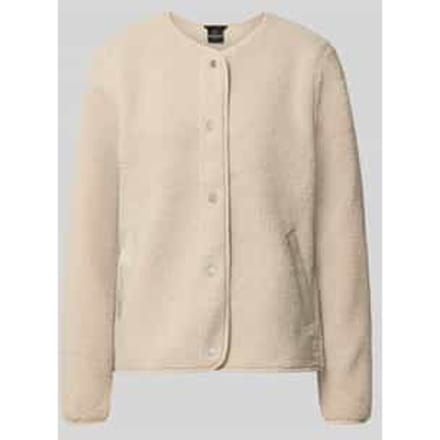 Regular fit jack met structuurpatroon model 'Selma'