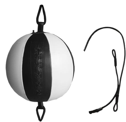 Bokszak Bal - Reflex Bal - Sport Training - Complete Trainingsset - Verstelbaar - Zwart Wit
