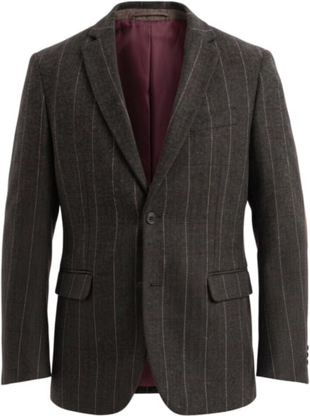 OMBRE Blazer - Regular Fit - Lange Mouw - Knopen Donkergrijs M