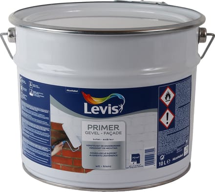 Levis - Primer Gevel - Wit - 10 L
