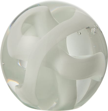 J-Line presse-papier Slinger - glas - wit - small