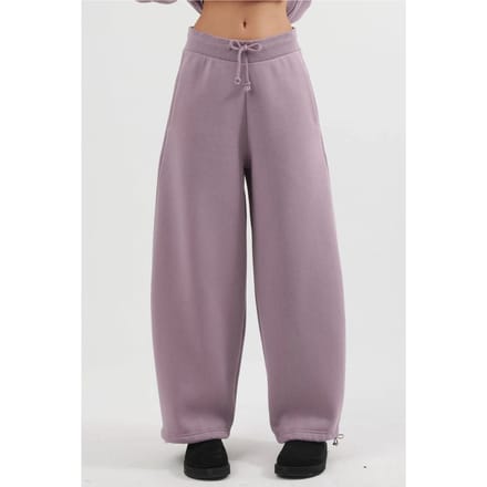 Dames Lange Fleece Joggingbroek