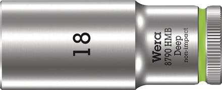 Wera 05004540001 05004540001 Zeskant Dopsleutelinzetstuk 18 mm 3/8 18 mm 1 stuks 3/8