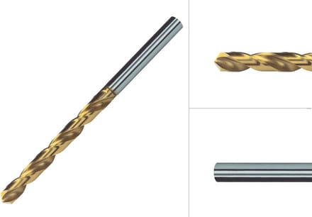 Wovar Hardhoutboor HSS|G TiN 5.5 mm | Doos 10 stuks