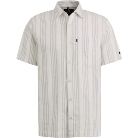 Overhemd Lange Mouw Vanguard Short Sleeve Overhemd Dobby Streep Groen