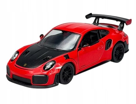 Kinsmart Porsche 911 GT2 RS Rood Metaal 1:36 Modelauto