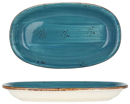 By Bone Serveerschaal - Harmony Tropical - Porselein - 15x8.5 cm - set van 2