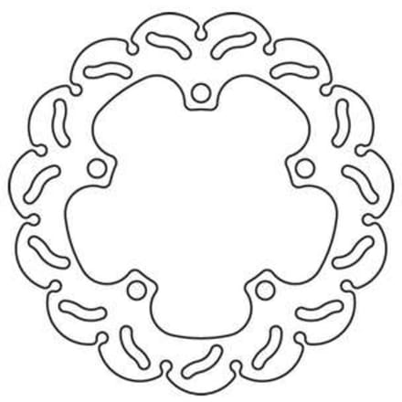 Remschijf TRW MOTO MST362RAC
