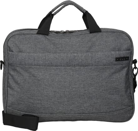 D&N Basic Line - Aktetas 43 cm Polyester (grau)