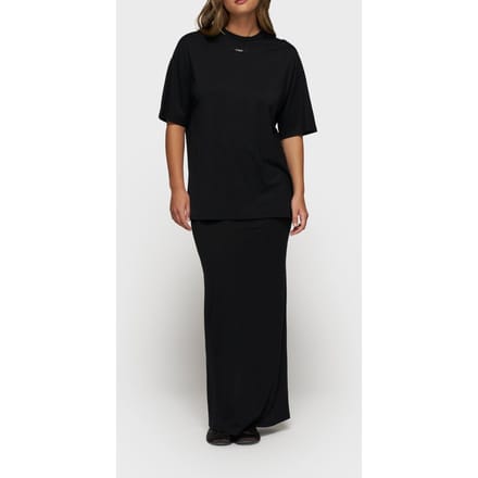 10DAYS Long Skirt Black Größe: S | Maxiröcke Outlet | Damen | Schwarz
