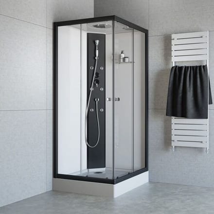 Megabad Profi Collection Planplus Home complete shower corner entry 90 x 90 x 215 cm MBAFDMES