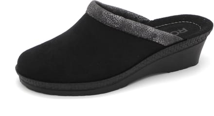 Rohde Dames Pantoffel Muil - 2459-90 Zwart - Maat 40