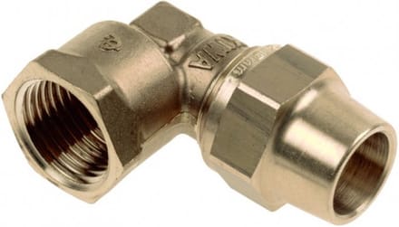 Knelfitting BELGAS - Kniekoppeling - 3/8 x 12mm - Binnendraad x Knel