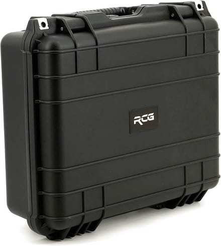 Universele Hardcase Flightcase met Plukschuim - 43 x 38 x 15 cm - Opbergkoffer - Zwart - 430 LOW
