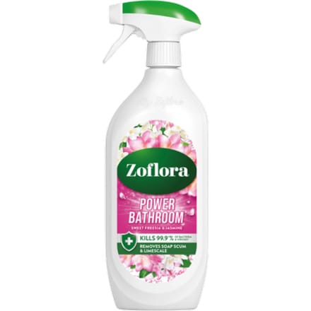 Zoflora Power Badkamer Spray Zoete Fresia & Jasmijn - 800ml