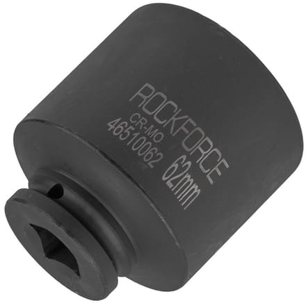 Rock Force RF-46510062 Serie - Diepe Dopsleutel - 3/4" 62 mm - Zeskant - Cr-Mo Staal