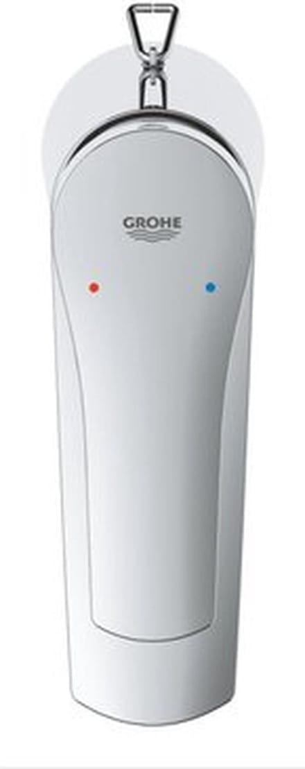 GROHE Eurosmart waterbesparende wastafelkraan s-size met ketting chroom