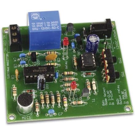 Whadda Soldeerkit, DIY, klap aan/uit schakelaar, lichtbediening, ideaal voor mindervaliden, microprocessor gestuurd