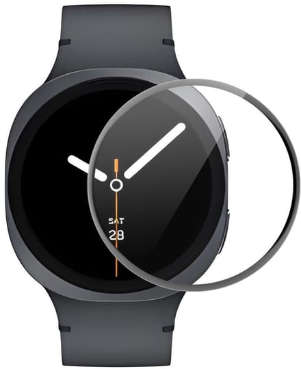 By Qubix - Screen protector - Full cover - Geschikt voor de Samsung Galaxy Watch 8 - 40mm
