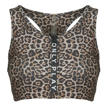 ONLY PLAY DAISY-2-ALEO ZIP BRA Black w. Leo 15354459 black w.