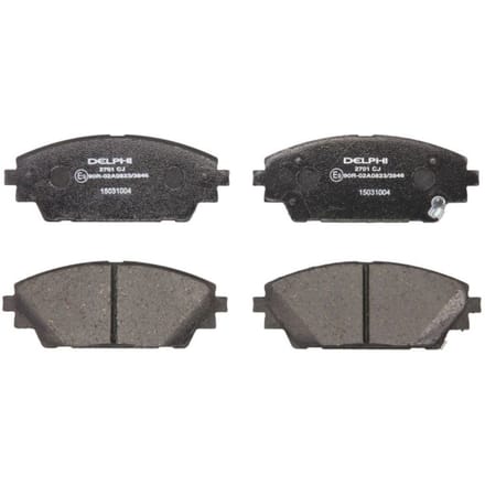 Remblokset DELPHI LP2701, voor