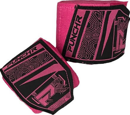 PunchR™ Boks- Handbandages 400 cm Neon Roze
