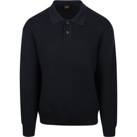 Sweaters BOSS Longsleeve Poloshirt Kotor Navy