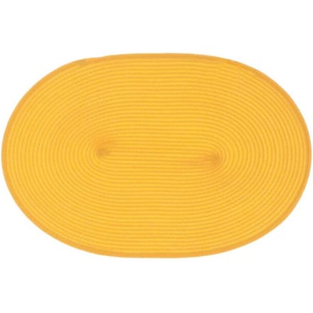 Unique Living - Placemat Daisy - Ovaal - Rotan - Geel/Oranje - 45x30cm