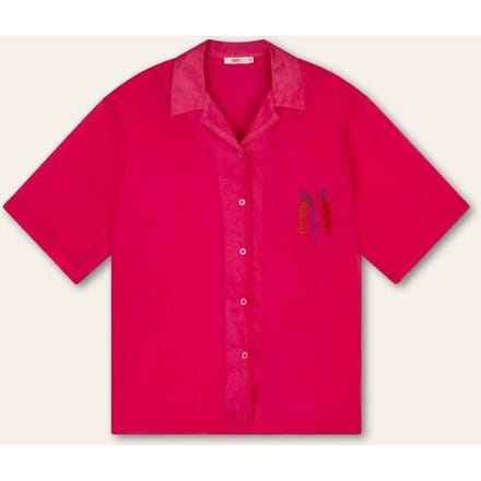 Oilily Bowling Blouse- maat46 Beetroot Paars