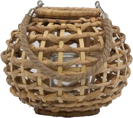 windlicht waterhyacinth bol 25cm