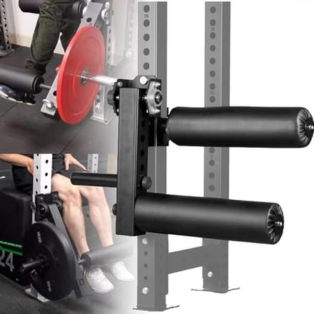 Verstelbare Leg Extension en Leg Curl Machine voor Squat Rack
