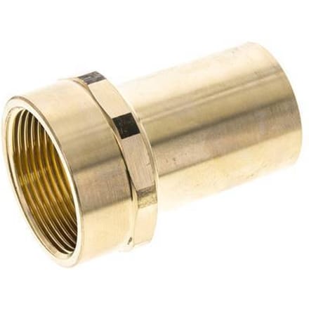 Perskoppeling - 42mm Buiseinde & Rp 1-1/2'' Persmof - Koperlegering
